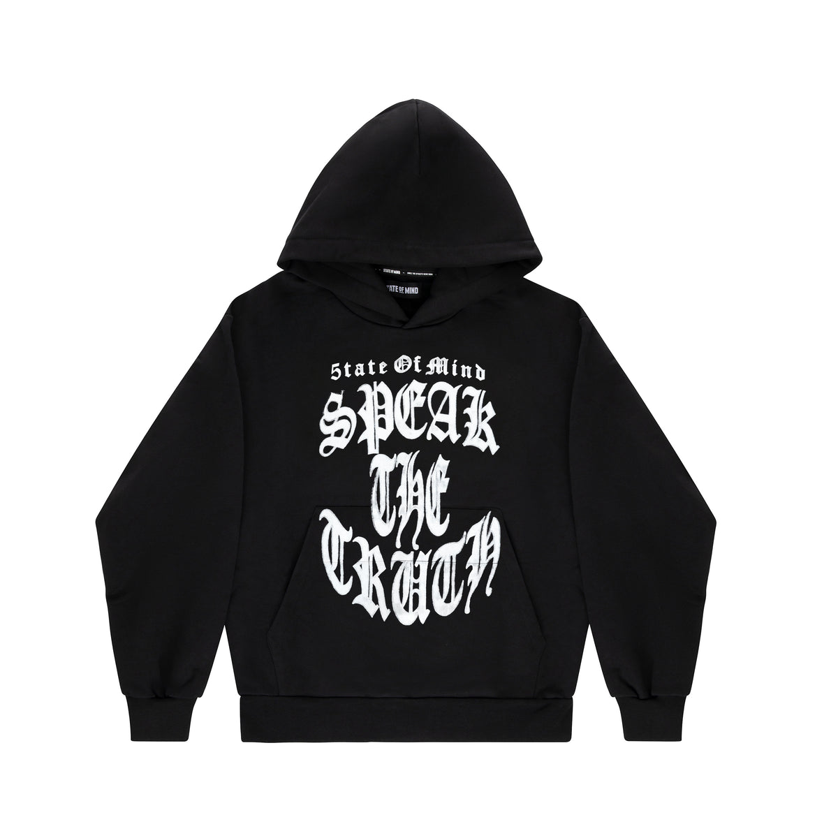 "SPEAK THE TRUTH" Hoodie Black