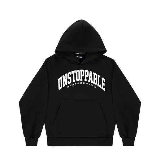 "UNSTOPPABLE" Hoodie Black