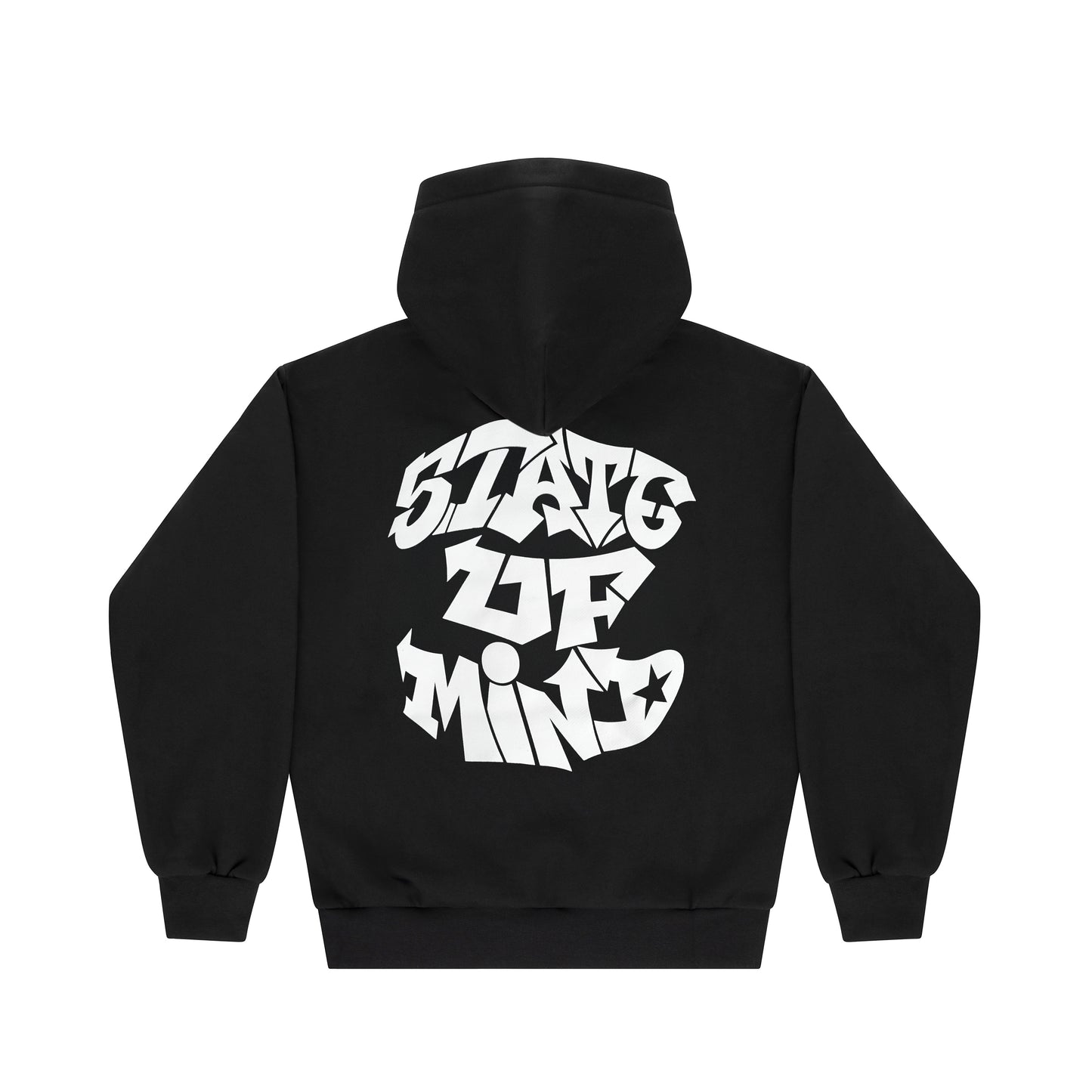 "5OM GRAFFITI" Hoodie Black