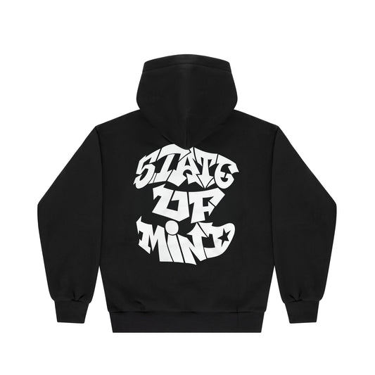 "5OM GRAFFITI" Hoodie Black