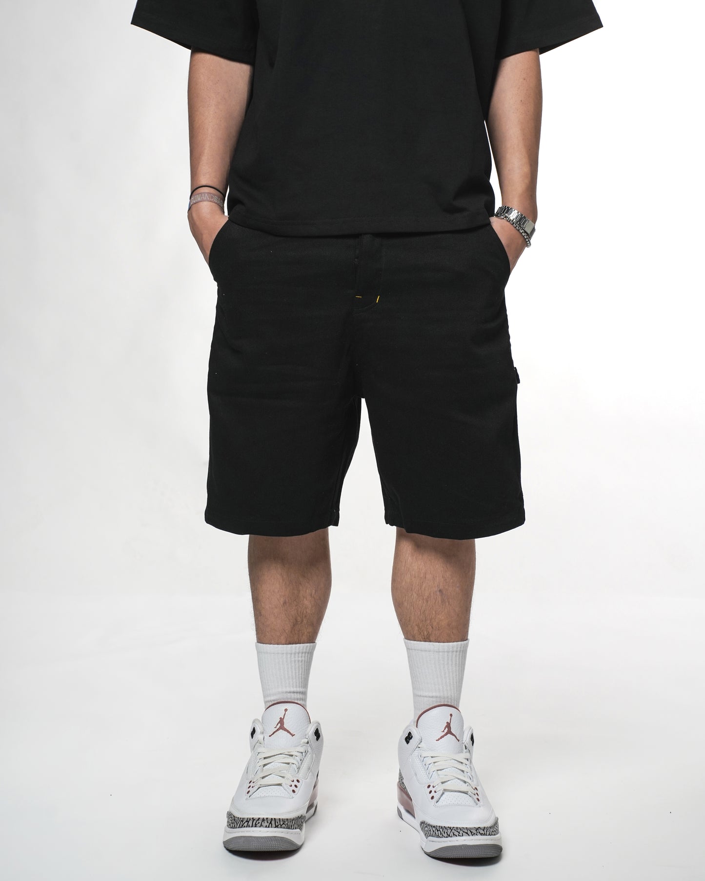 "RETROFUTURE" Carpenter Short Twill Black