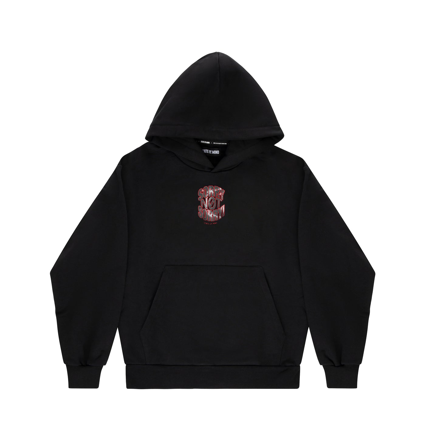 "SORRY NOT SORRY" Hoodie Black