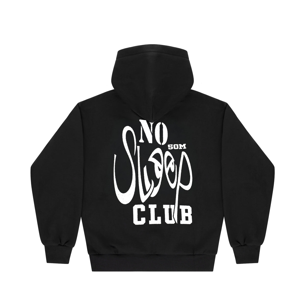 "NO SLEEP CLUB" Hoodie Black