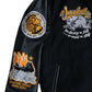 "VANDALZ" Varsity Jacket Black