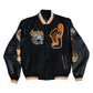 "VANDALZ" Varsity Jacket Black