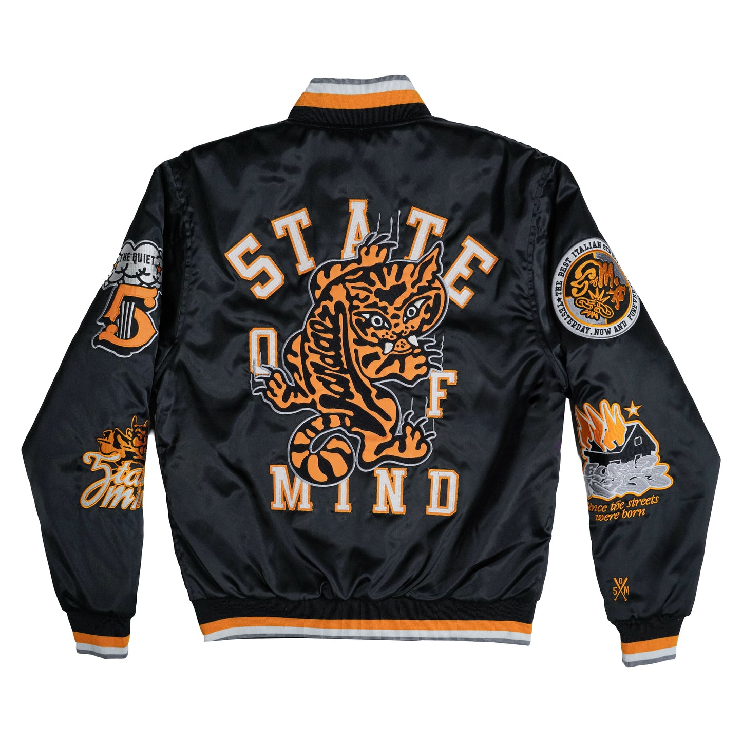 "VANDALZ" Bomber Black