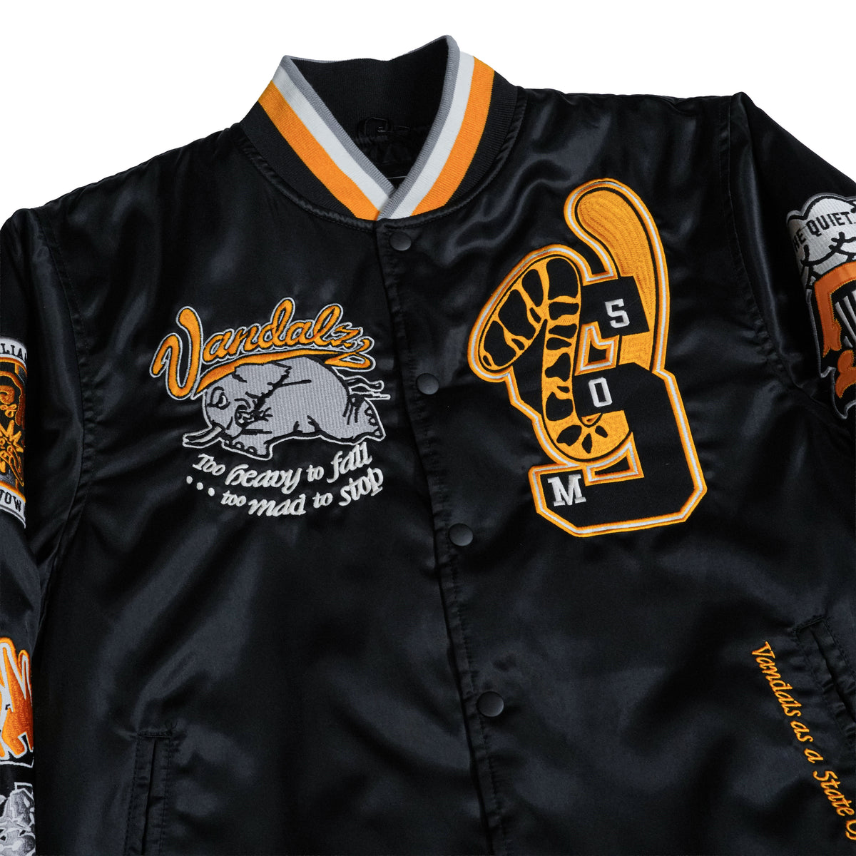 "VANDALZ" Bomber Black