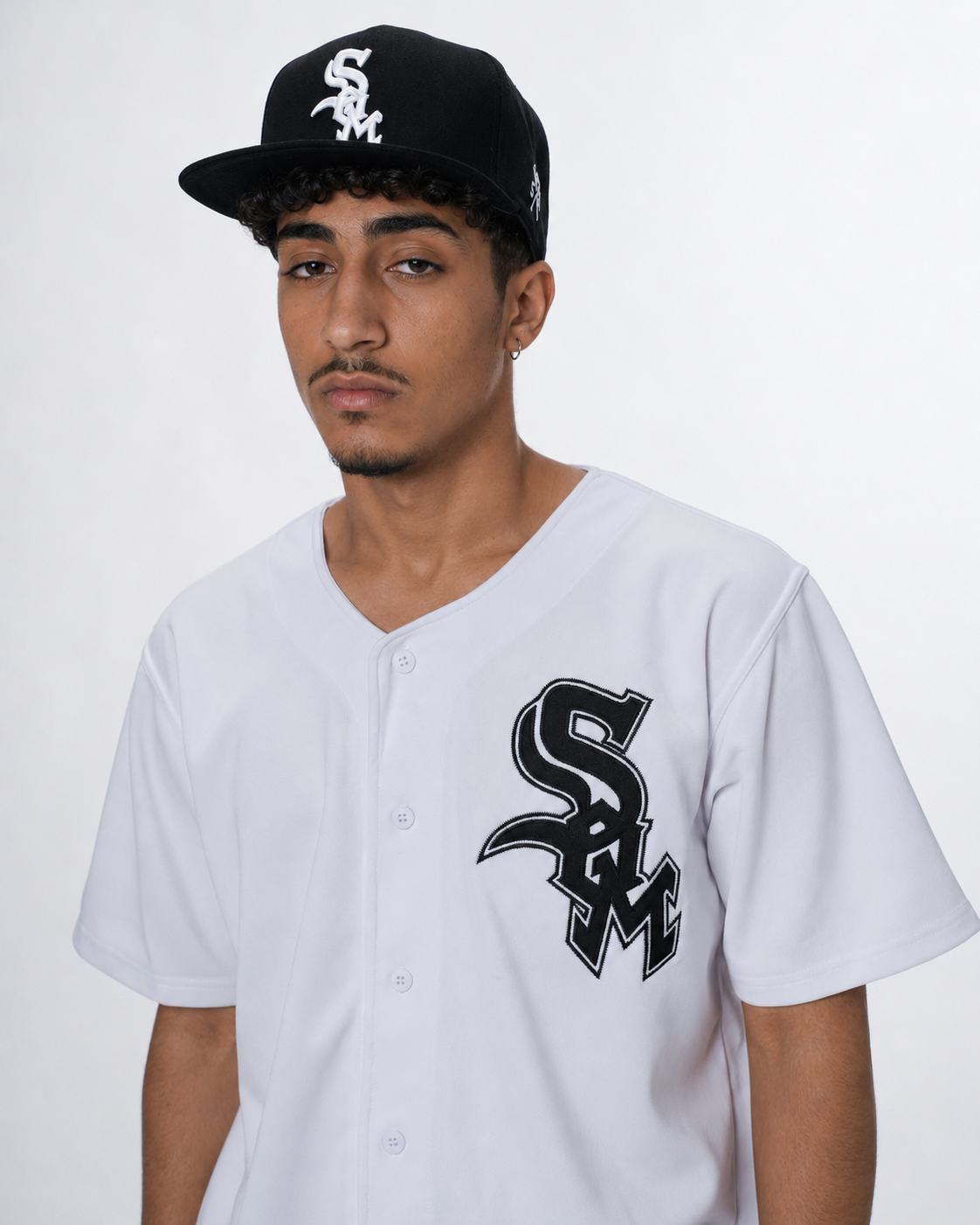 "5OX OG" Baseball Shirt White