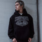 "LOVE AND HATE" Hoodie Black