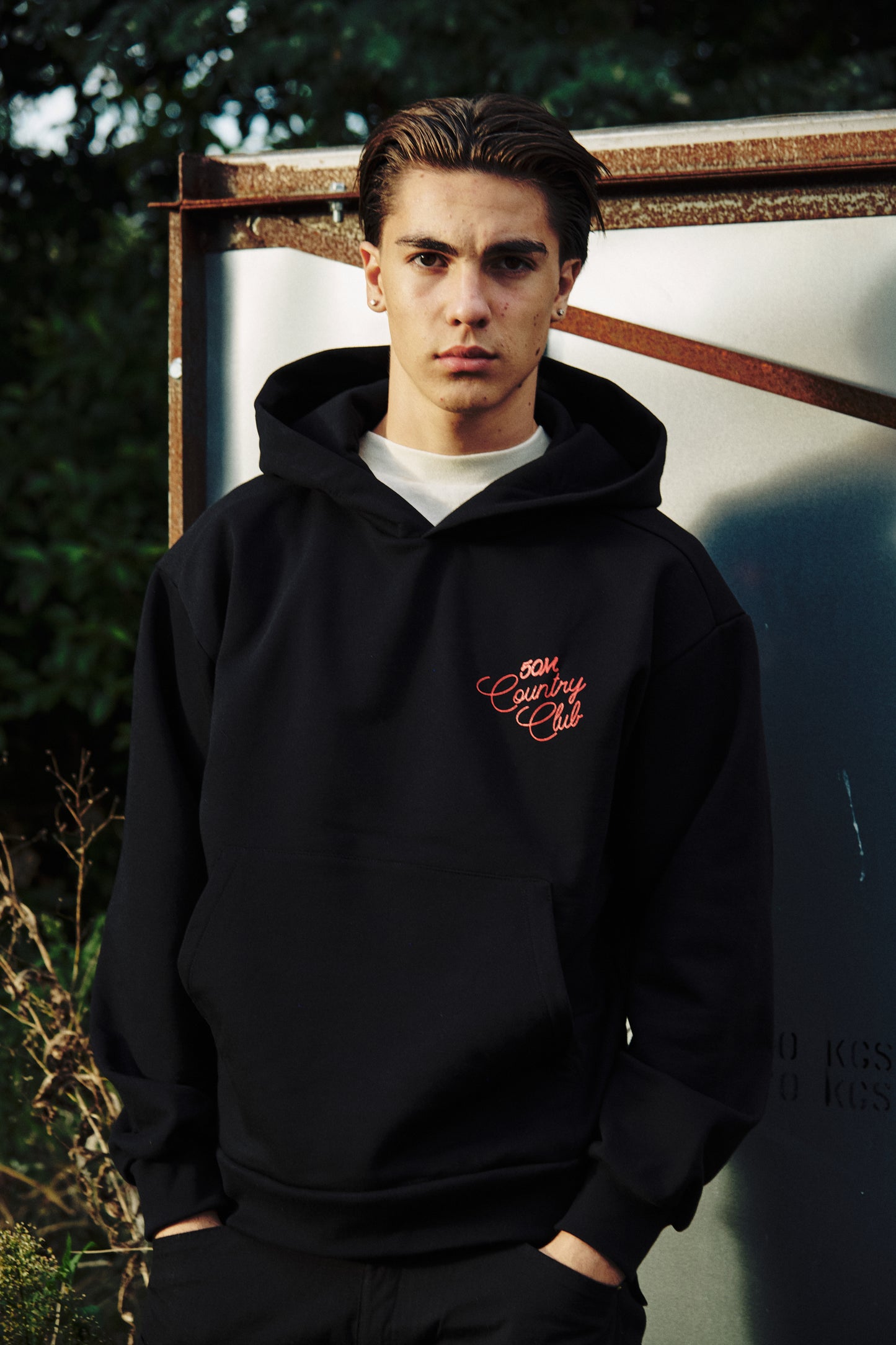 "COUNTRY CLUB" Hoodie Black
