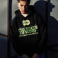 Schwarzer Hoodie „NUR BARZAHLUNG“