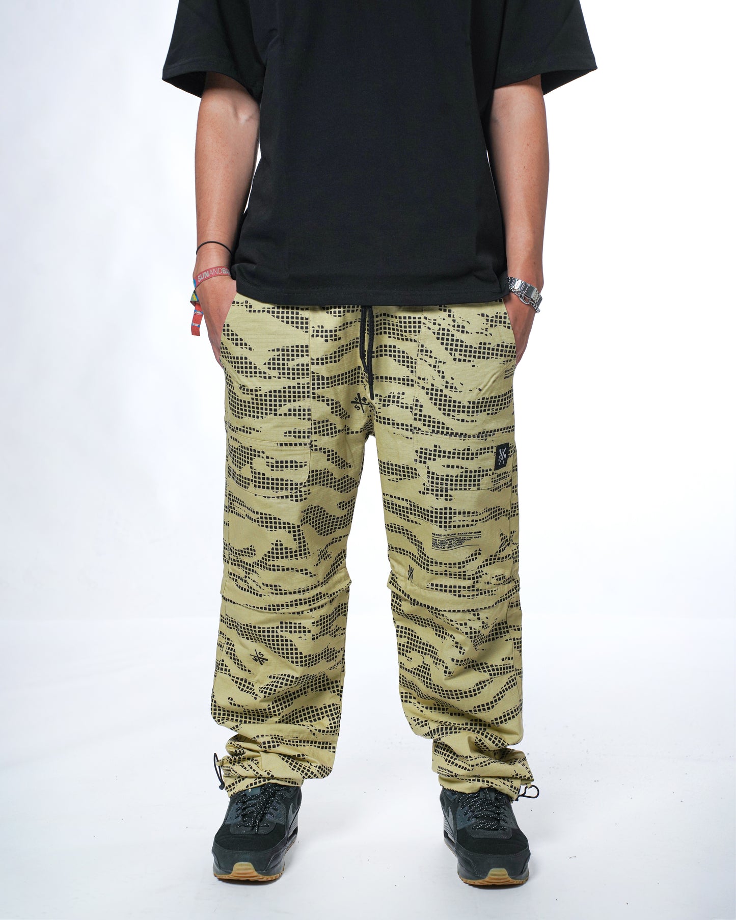 " RETROFUTURE PILOT " Modular Joggers/Pants Sand Camo