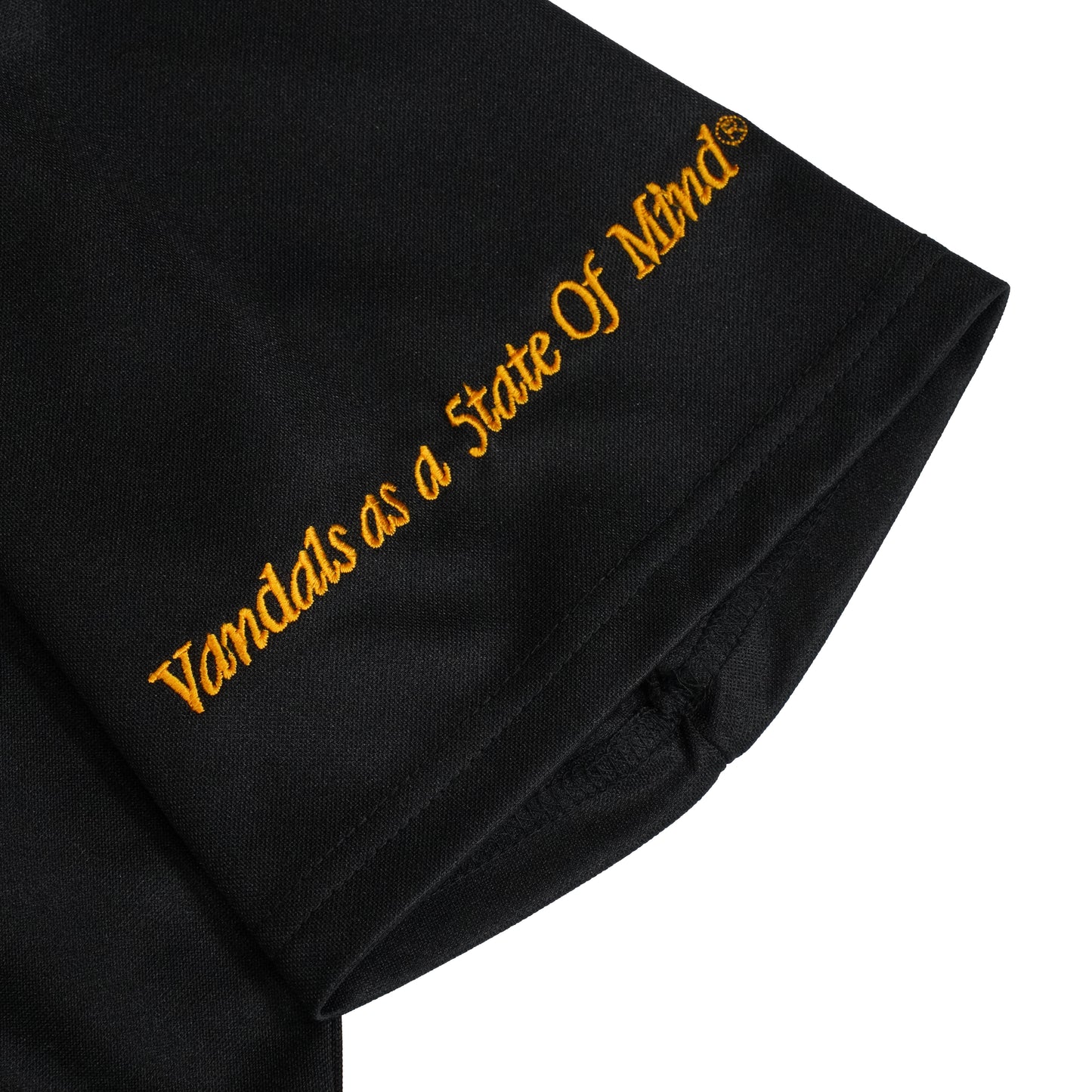 "VANDALZ" Baseball Shirt Black