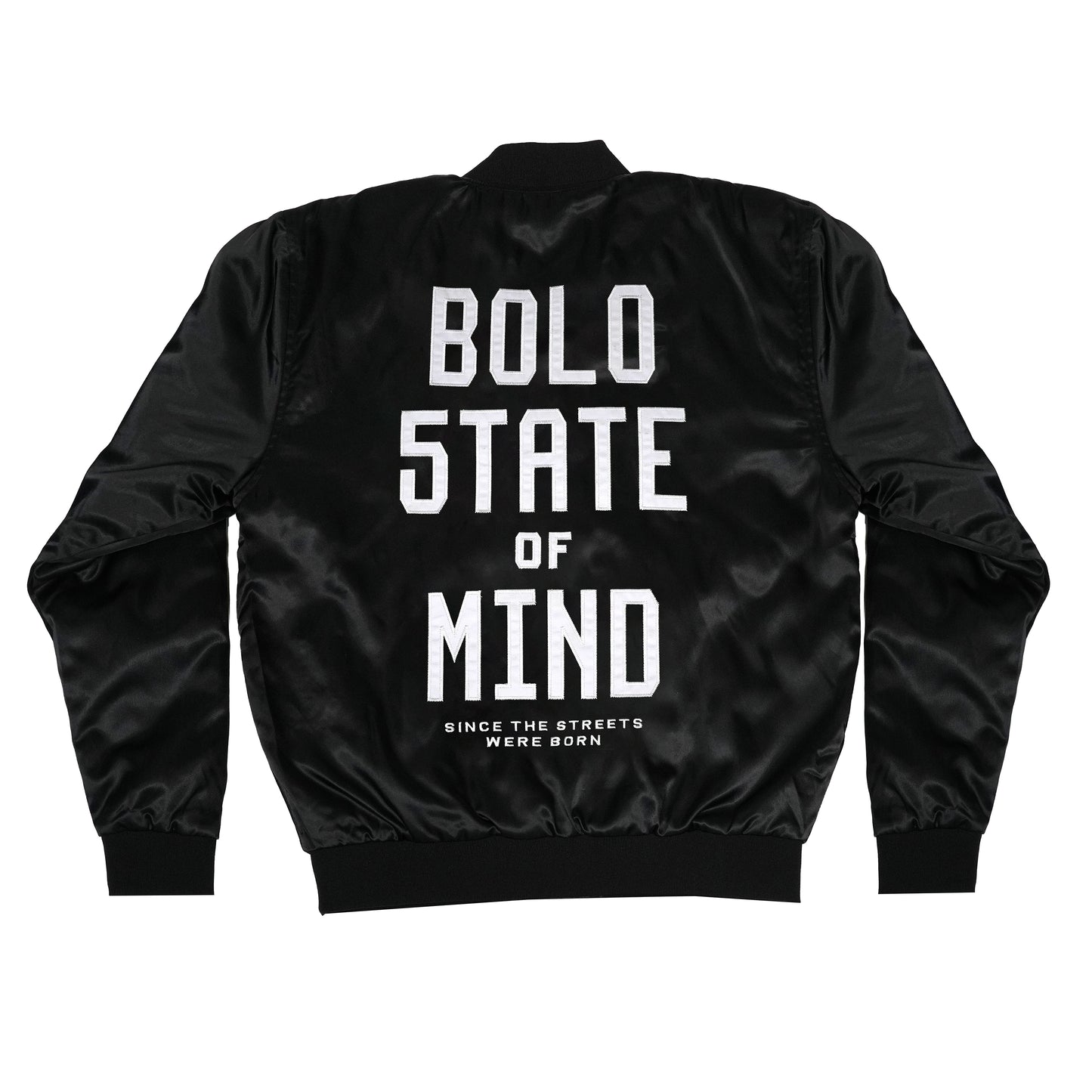 "BOLO 5TATE OF MIND" Bomber Jacket