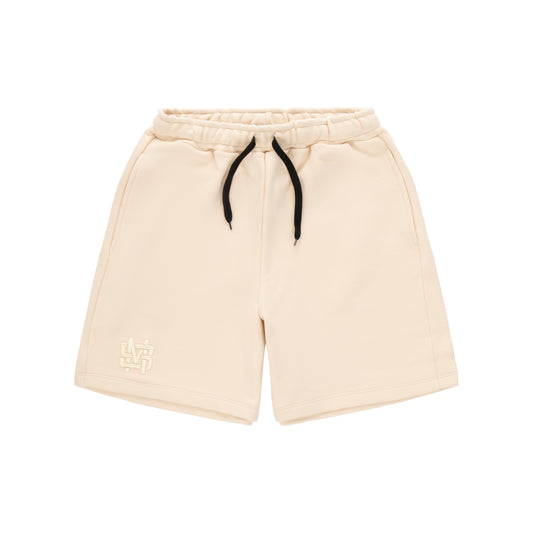 "MONOGRAM" Fleece Shorts Sand T/T 500g
