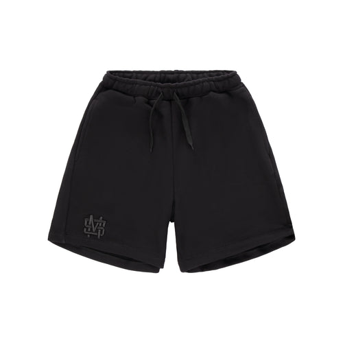 Schwarze Fleecehose „MONOGRAM“