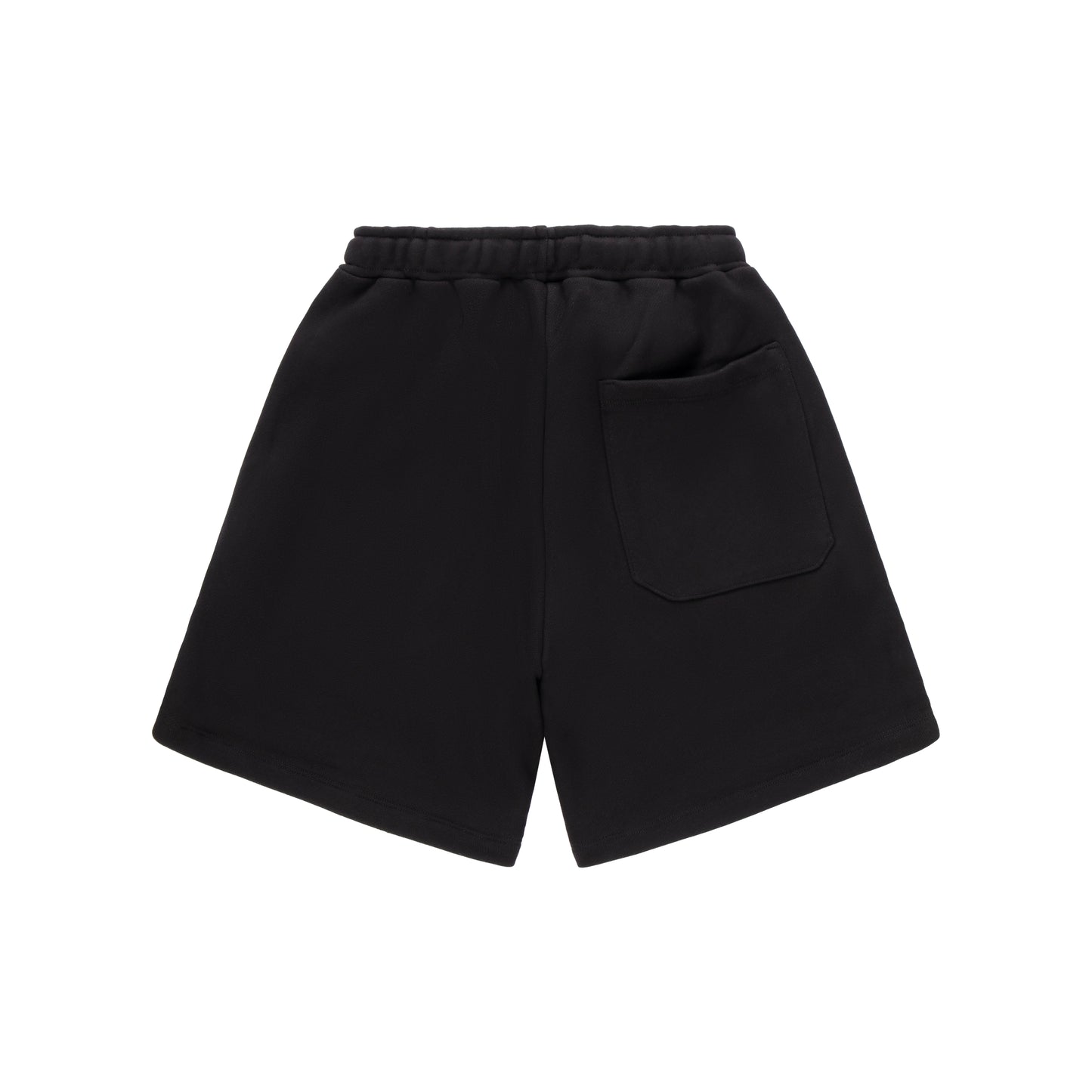 "MONOGRAM" Fleece Shorts Black T/T 500g