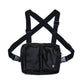 "RETROFUTURE CARGO" Brusttasche Schwarz