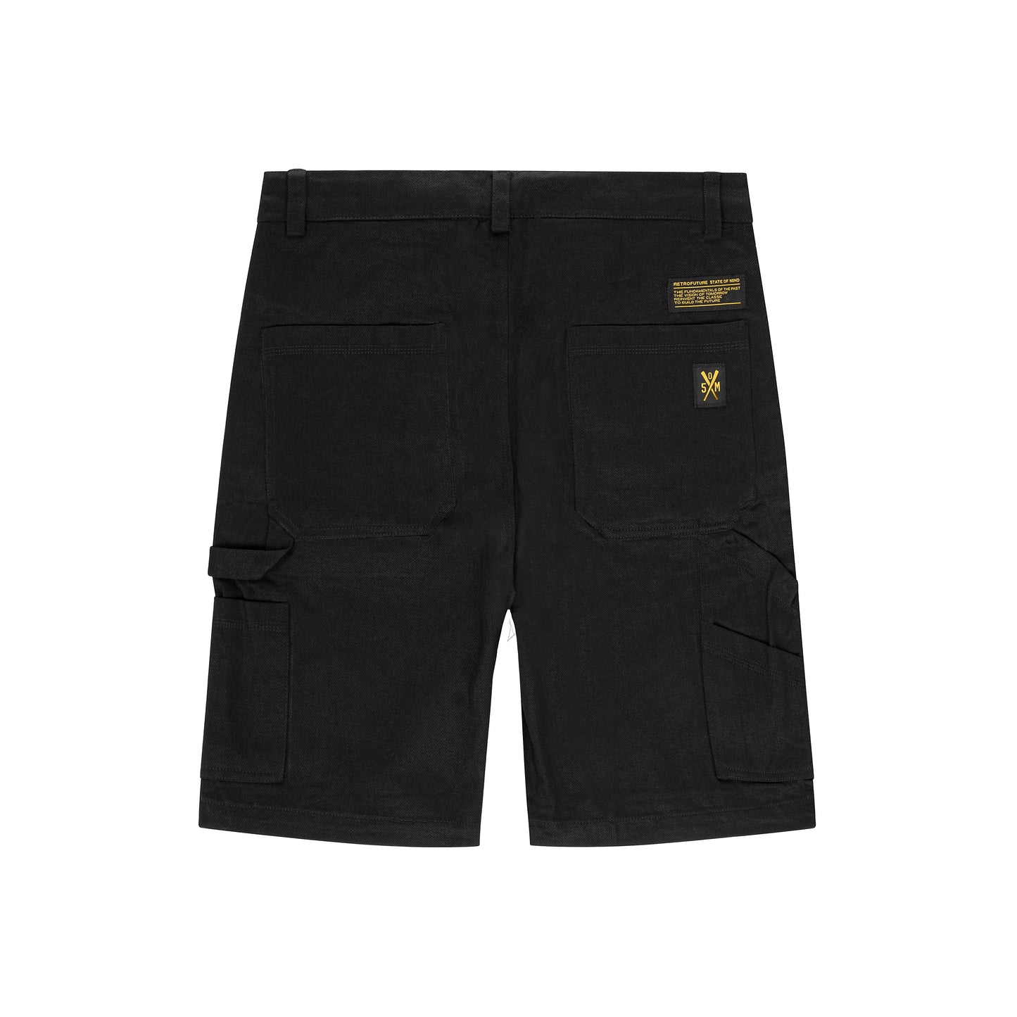 "RETROFUTURE" Carpenter Short Twill Black