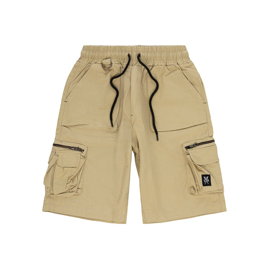 "RETROFUTURE CARGO" Ripstop Cargo Short Sand