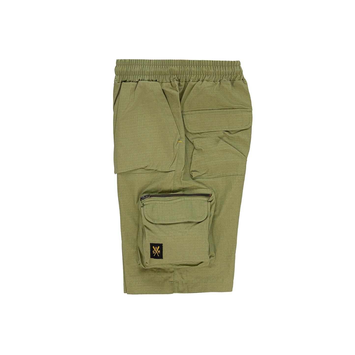 "RETROFUTURE" black cargo shorts