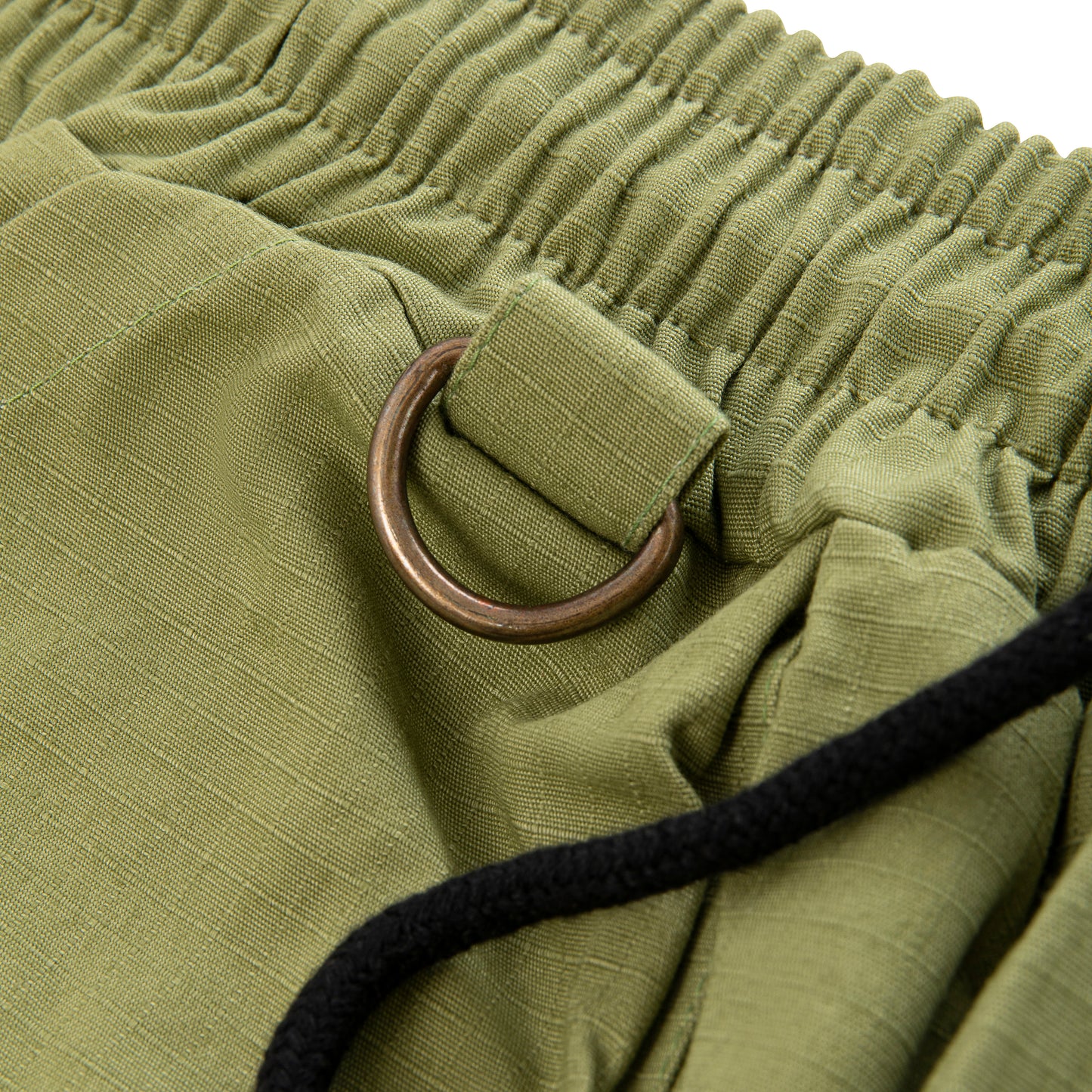 "RETROFUTURE" black cargo shorts