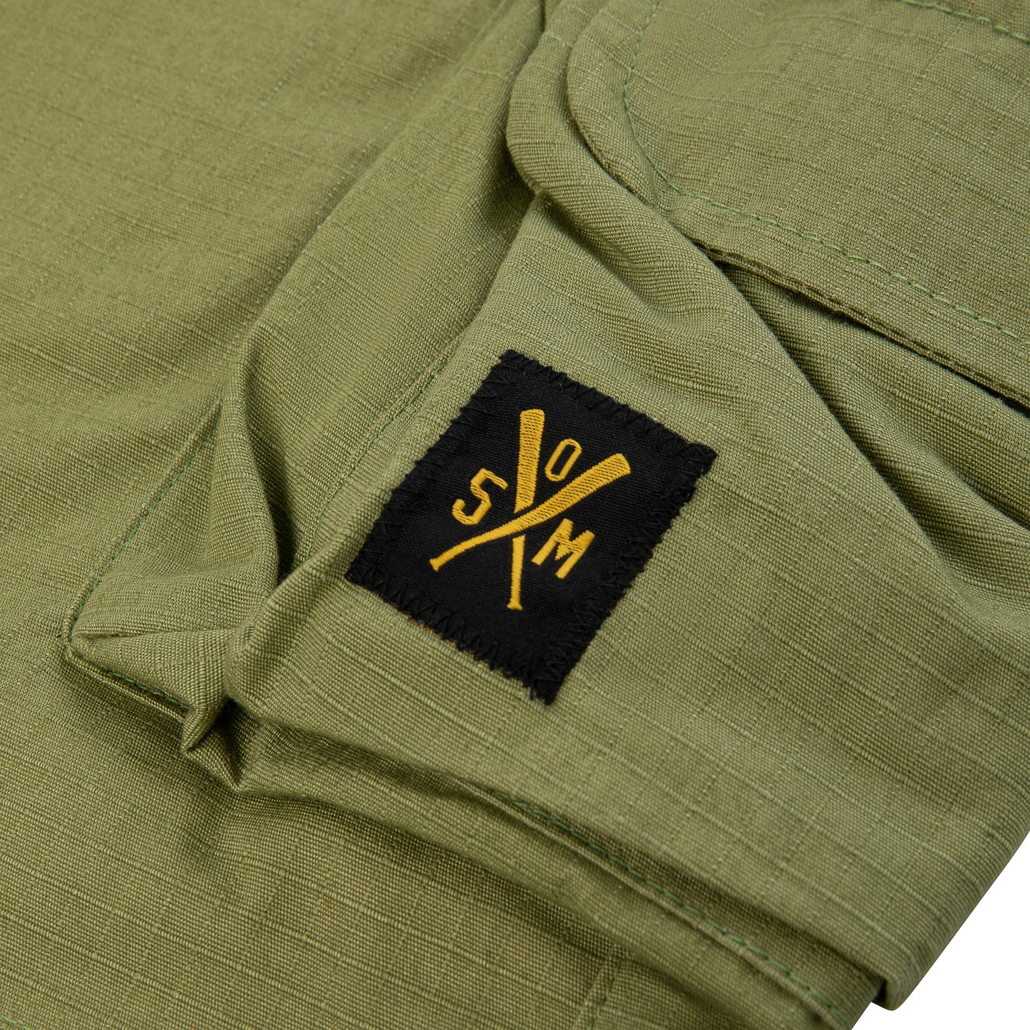 "RETROFUTURE" black cargo shorts