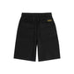 "RETROFUTURE" black cargo shorts