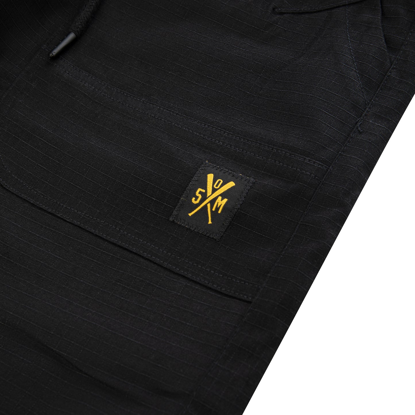 "RETROFUTURE CARGO" Ripstop Cargo Short Schwarz