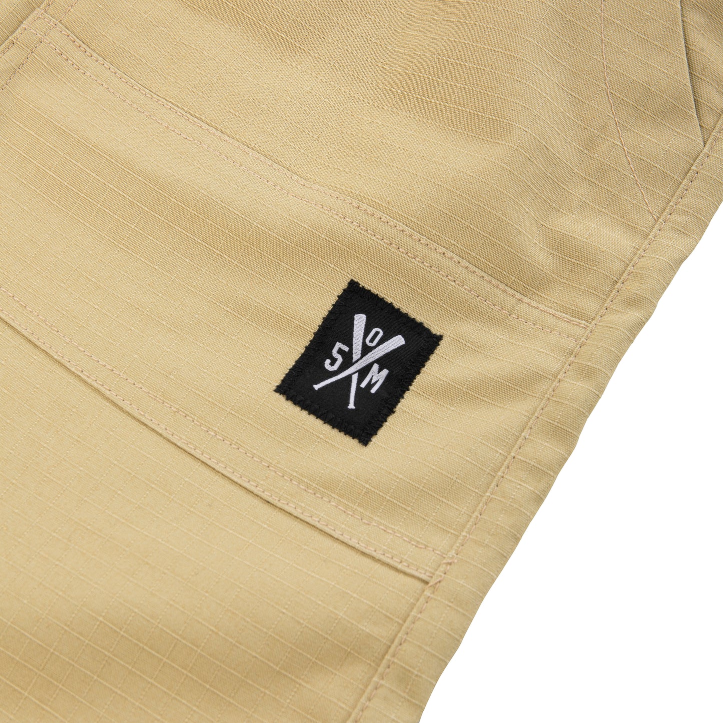 "RETROFUTURE" black cargo shorts