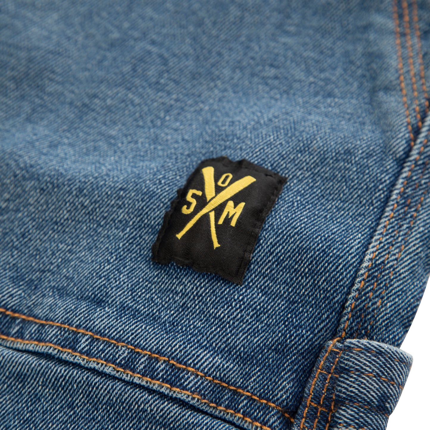 "RETROFUTURE" Worker Short Denim Scuro
