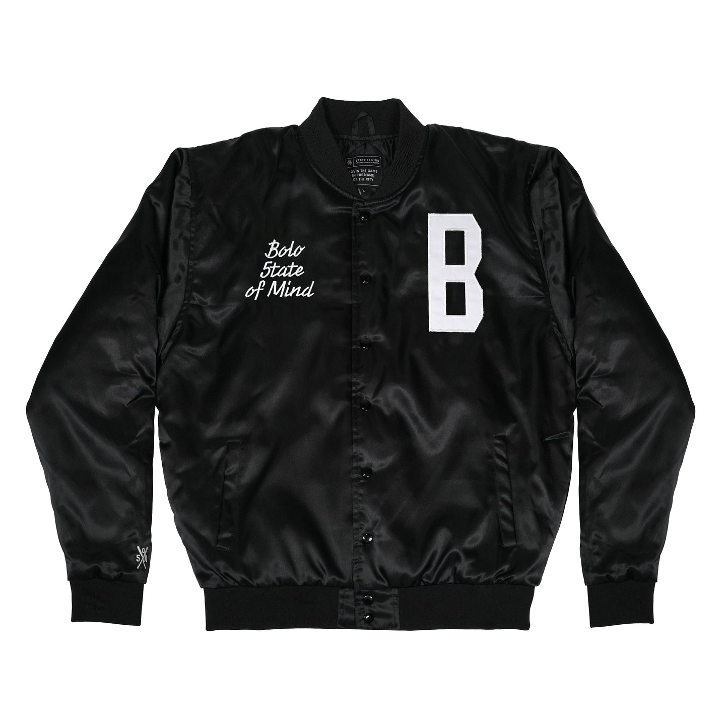 "BOLO 5TATE OF MIND" Bomber Jacket