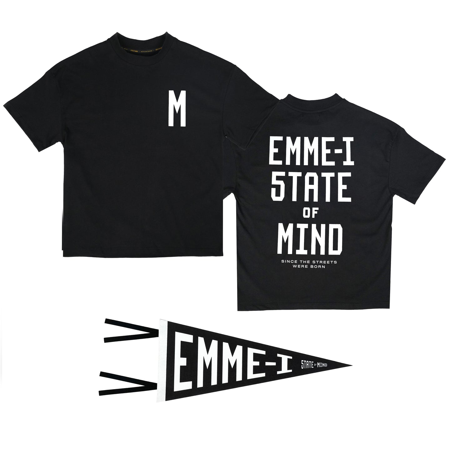 "EMME-I 5TATE OF MIND" T-Shirt black Bundle