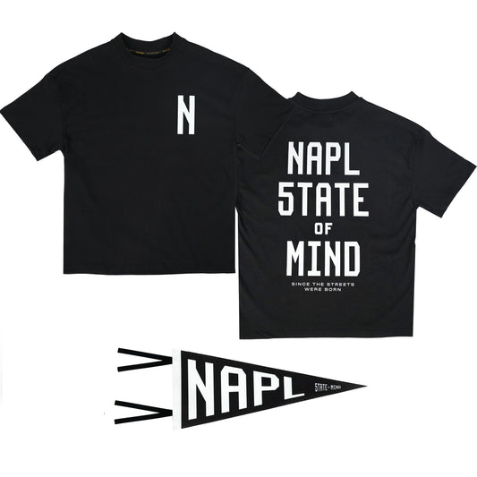 "NAPL 5TATE OF MIND" T-Shirt black Bundle