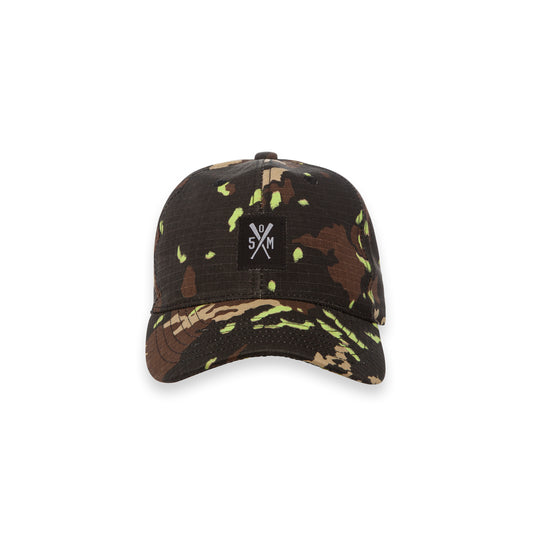 "RETROFUTURE BASIC" Curved Visor Cap Acid Camo