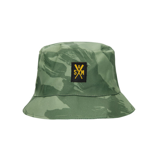 " RETROFUTURE CARGO " Bucket Hat Green Camouflage