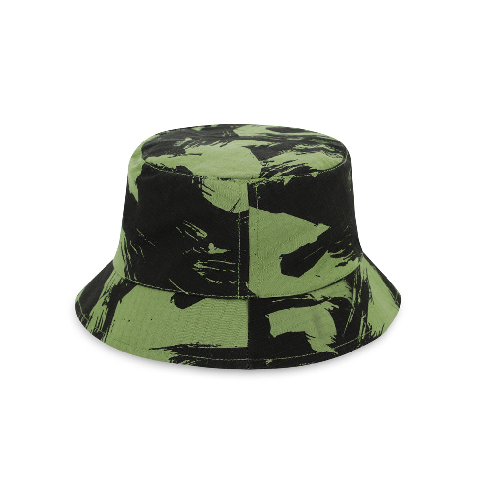 " RETROFUTURE BASIC " Bucket Hat Military Camo