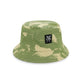 "RETROFUTURE BASIC" Bucket Hat Camo