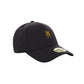 " RETROFUTURE BASIC " Curved Visor Cap Black