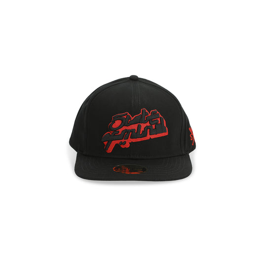 "5OM GRFX" Snapback Cap Black