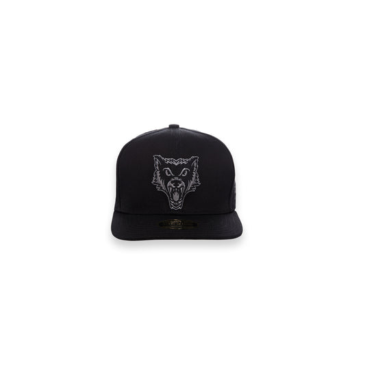 "LONE WOLVES" Snapback Cap Black