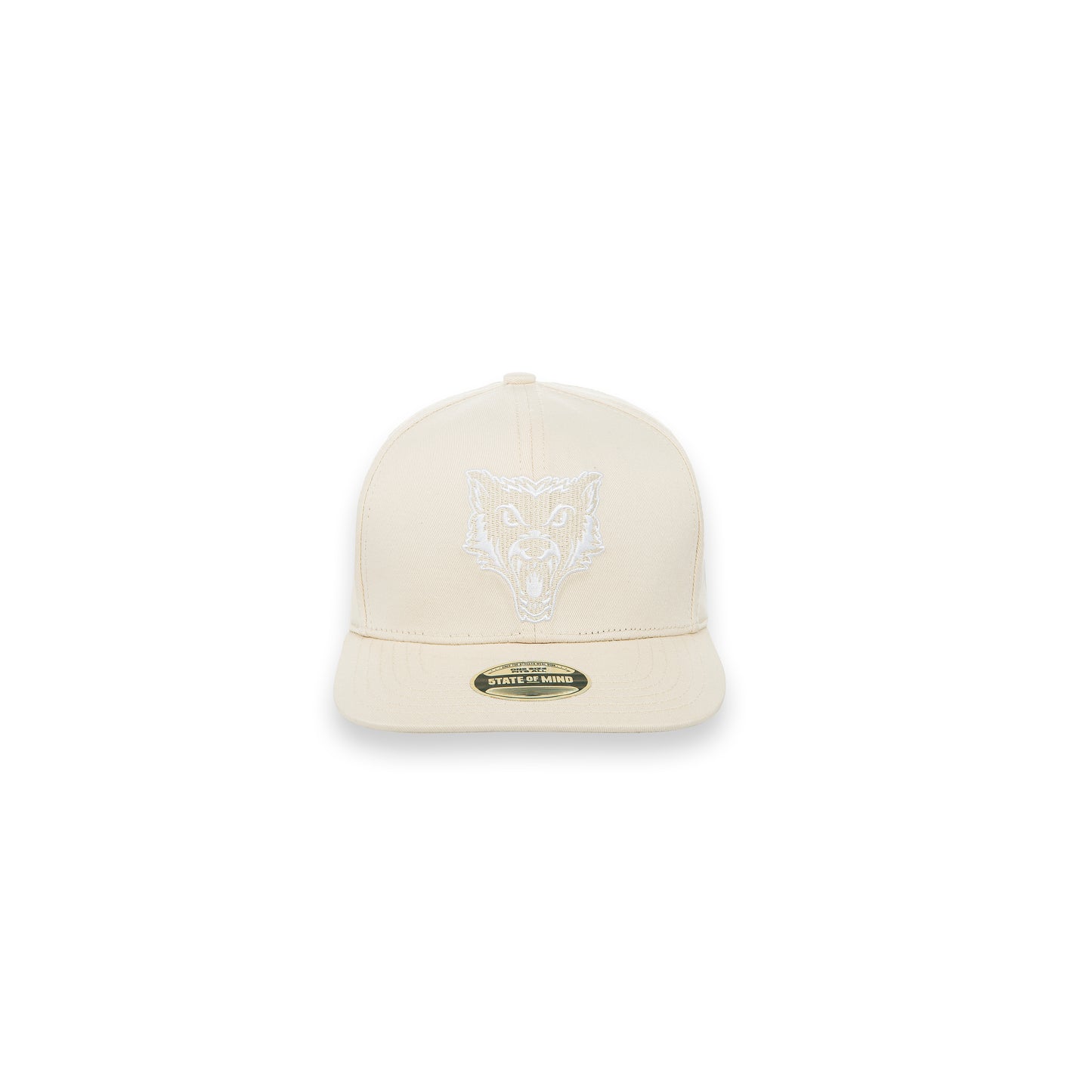 "LONE WOLVES" Snapback Cap White