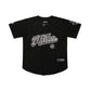 "HUSTLER FAST PRO" by Guè Baseball Jersey Black