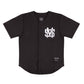 Schwarzes Baseballtrikot „MONOGRAM“