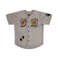 " 5OMZILLA " Baseball Jersey Grey