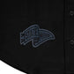 Schwarzes Baseballtrikot „LONE WOLVES“