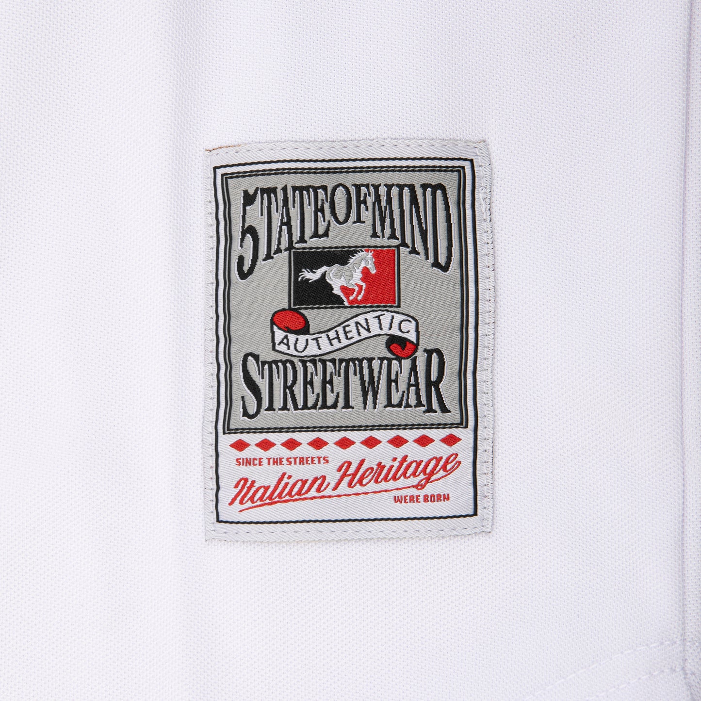 "5OX OG" Baseball Shirt White