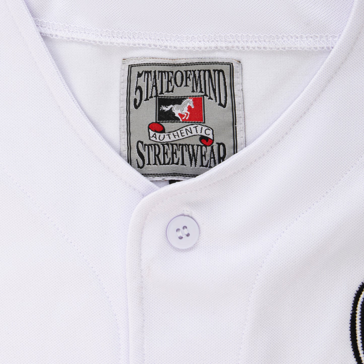 "5OX OG" Baseball Shirt White