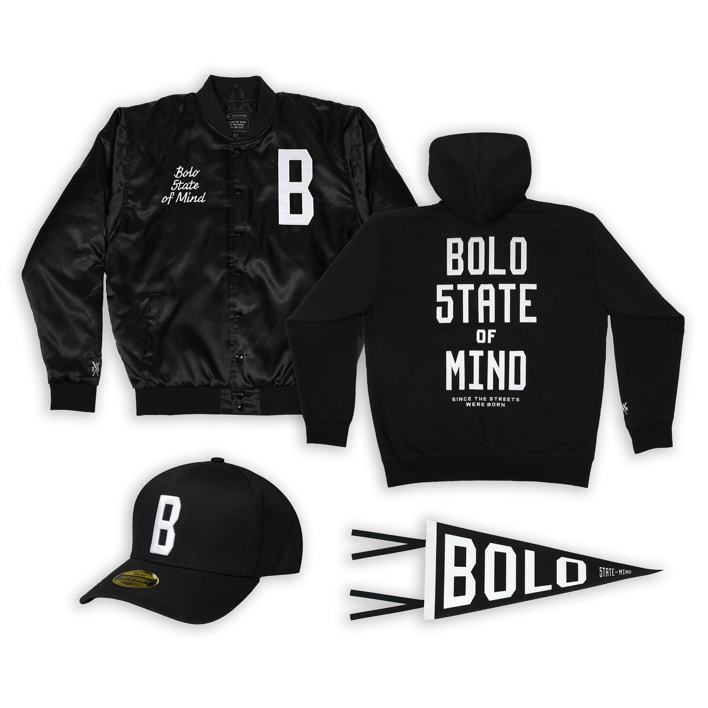 "BOLO 5TATE OF MIND" Bomber Bundle