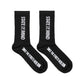 " BOX LOGO " Socks Black